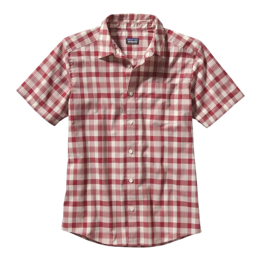 Patagonia | Plaid Organic Cotton Everyday Go To Shirt | XL | Red White